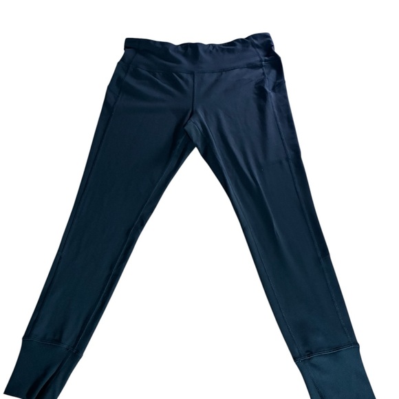 Black High-Waisted Leggings WEMEN SIZE XL ATHLETIC WORKS - Picture 3 of 11